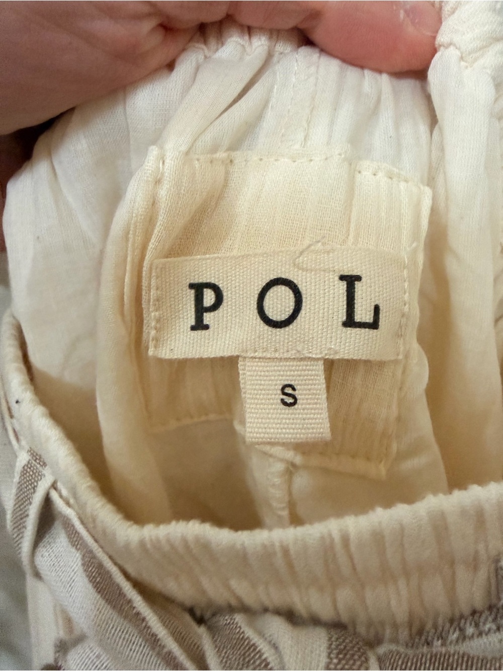 NWT POL Cream Boho Tiered Ruffle Pants - Picture 7 of 10